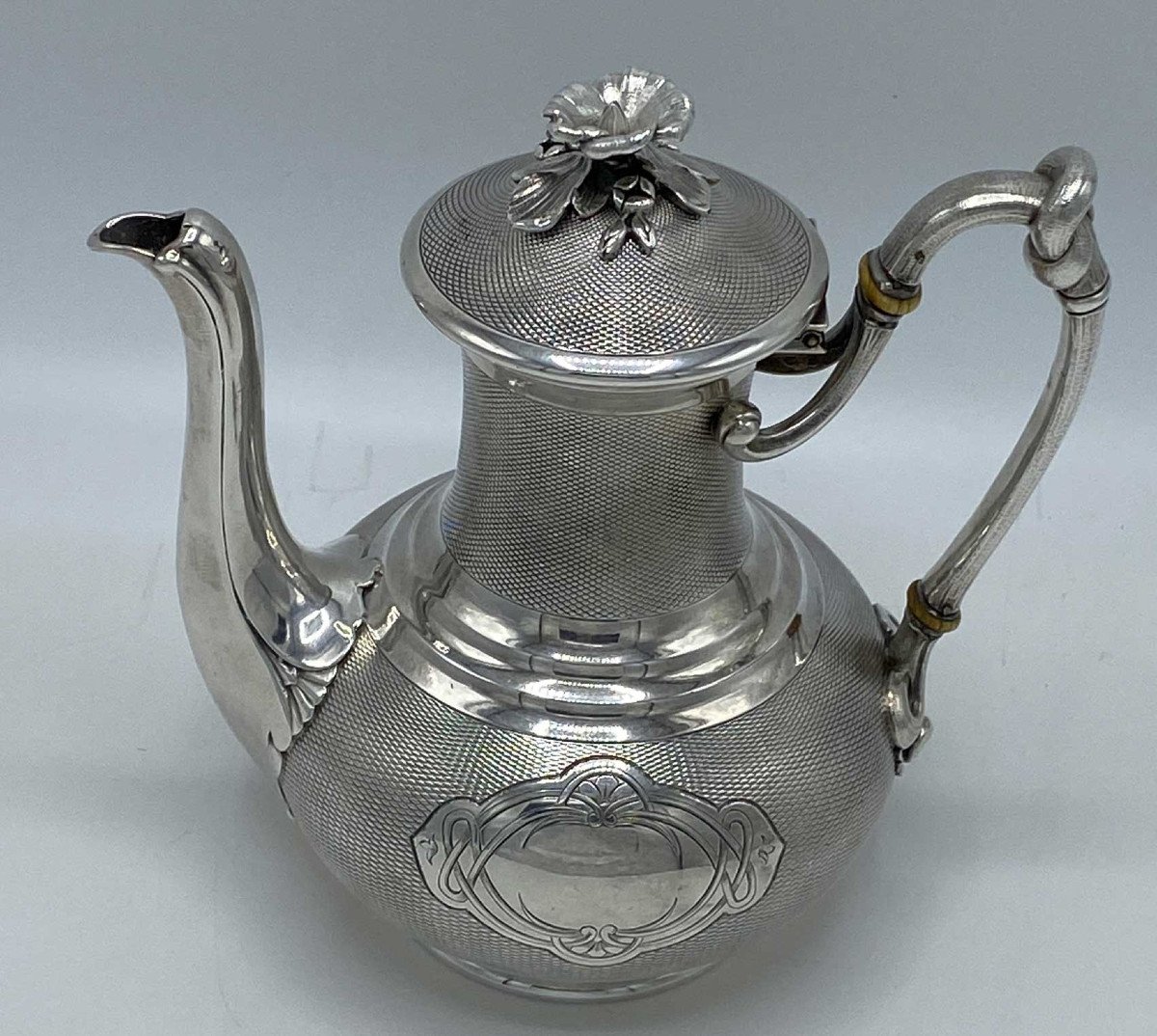 Cafetière Guillochée Christofle-photo-3