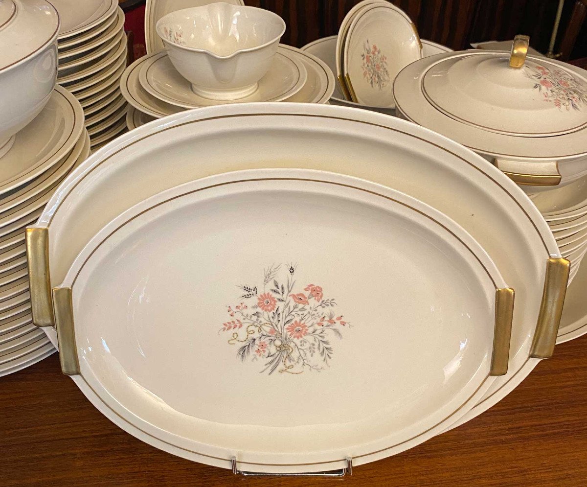 Service De Vaisselle En Porcelaine De Limoges, Théodore Haviland, Solange Patry-bié-photo-2