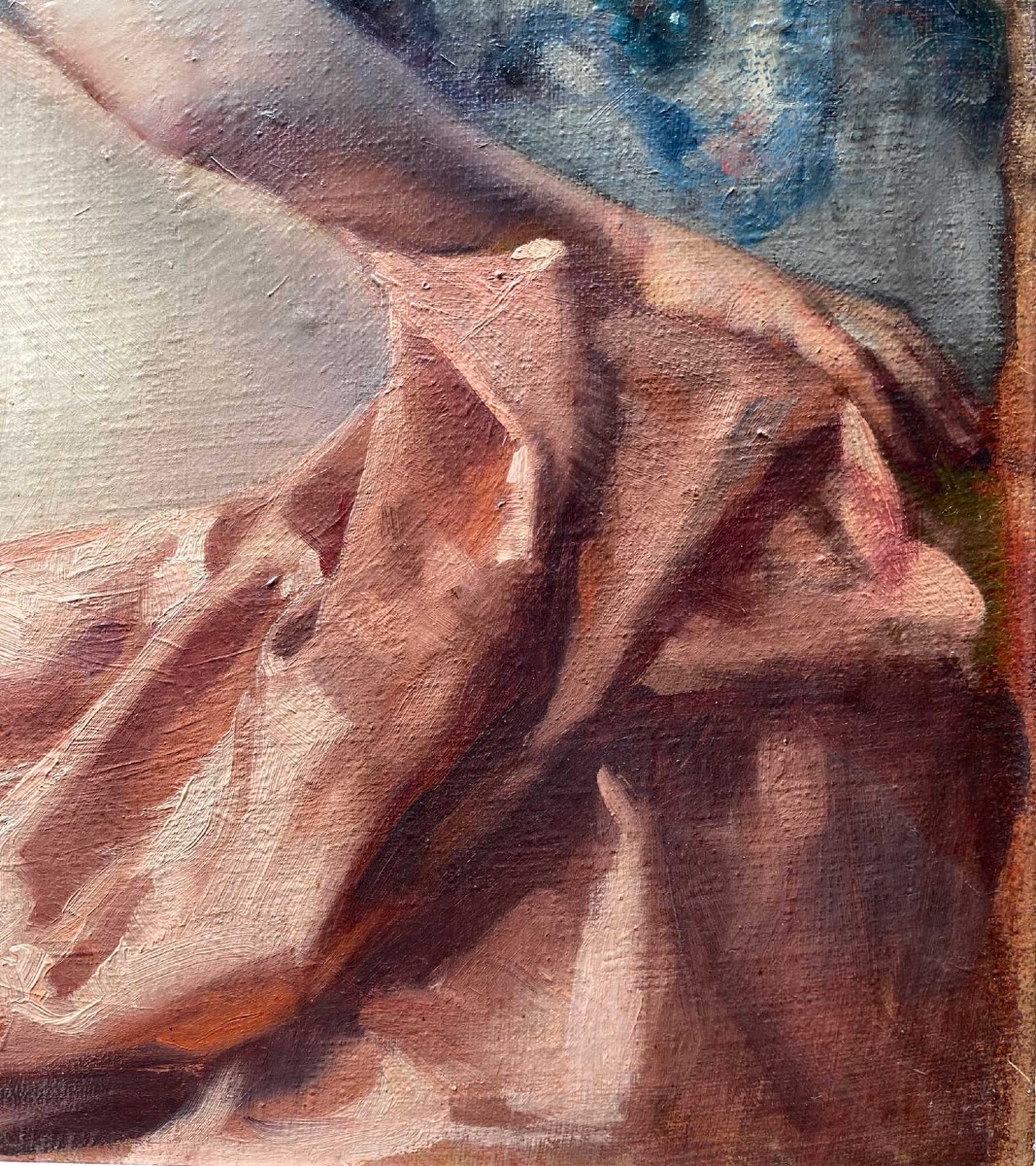 Young Woman At Her Toilet, Jade Necklace By Alexandre François Bonnardel-photo-3