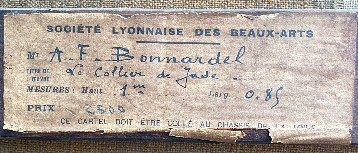 Young Woman At Her Toilet, Jade Necklace By Alexandre François Bonnardel-photo-7