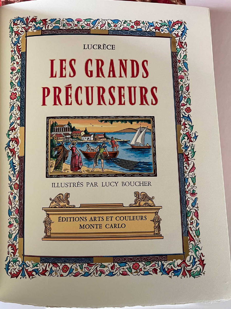 Les Grands Précurseurs, 4 volumes, illustration Jean Gradassi, Monte Carlo, 1980-photo-1