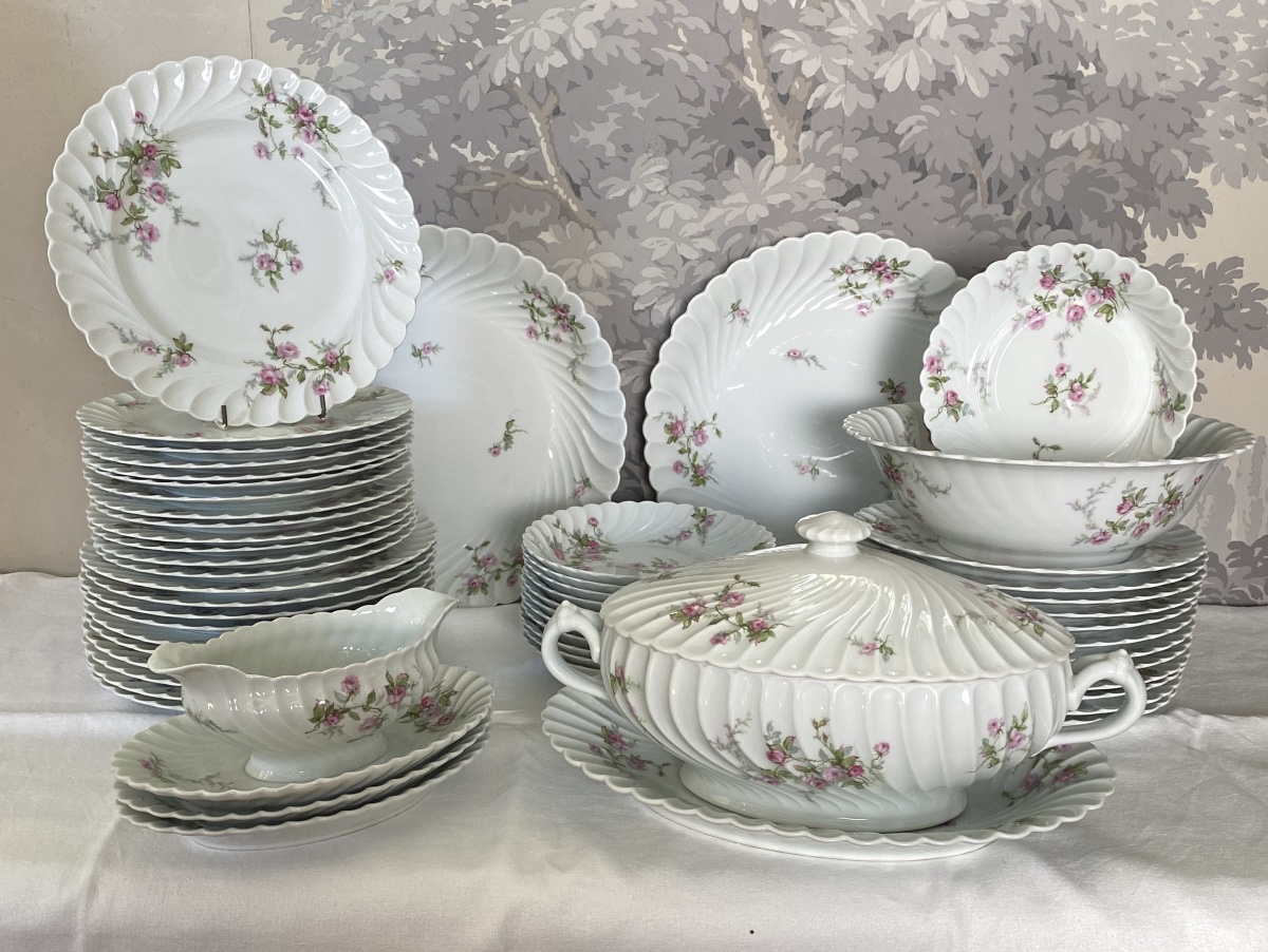 Limoges And Haviland Dinnerware Set, Sylvie Model