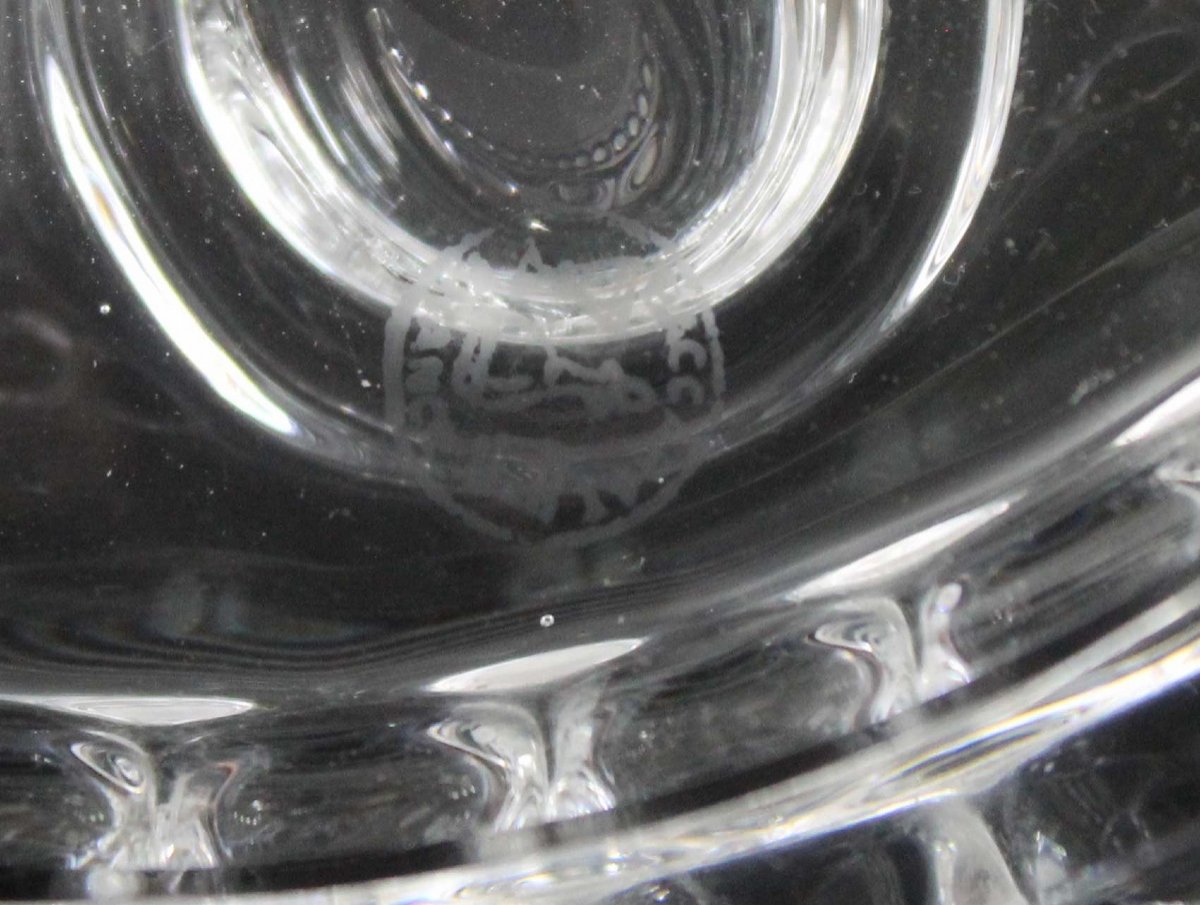 Bougeoir en cristal de Baccarat et son photophore-photo-6