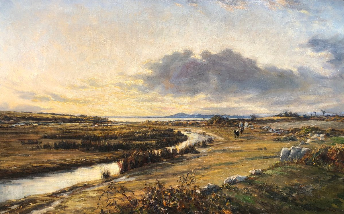 Kerné Marsh In Quiberon By André Dauchez - Brittany