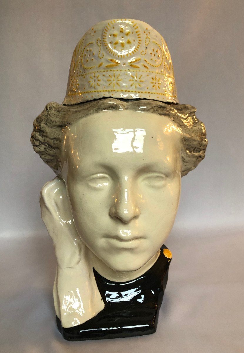 Head Of A Young Bigoudène By René Quillivic - Brittany