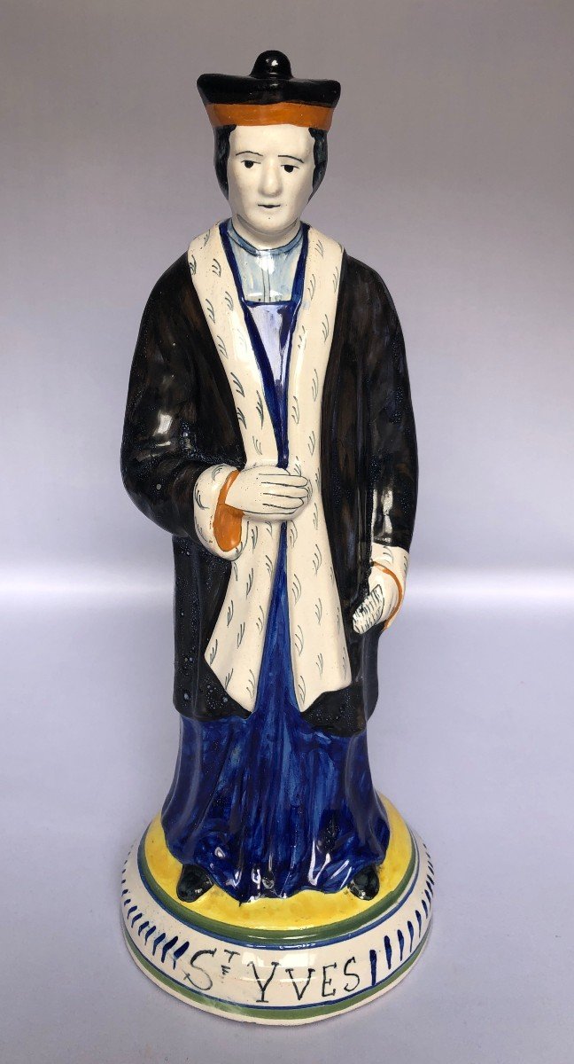 Saint-yves By Jean Boulbain, Henriot Factory, Brittany