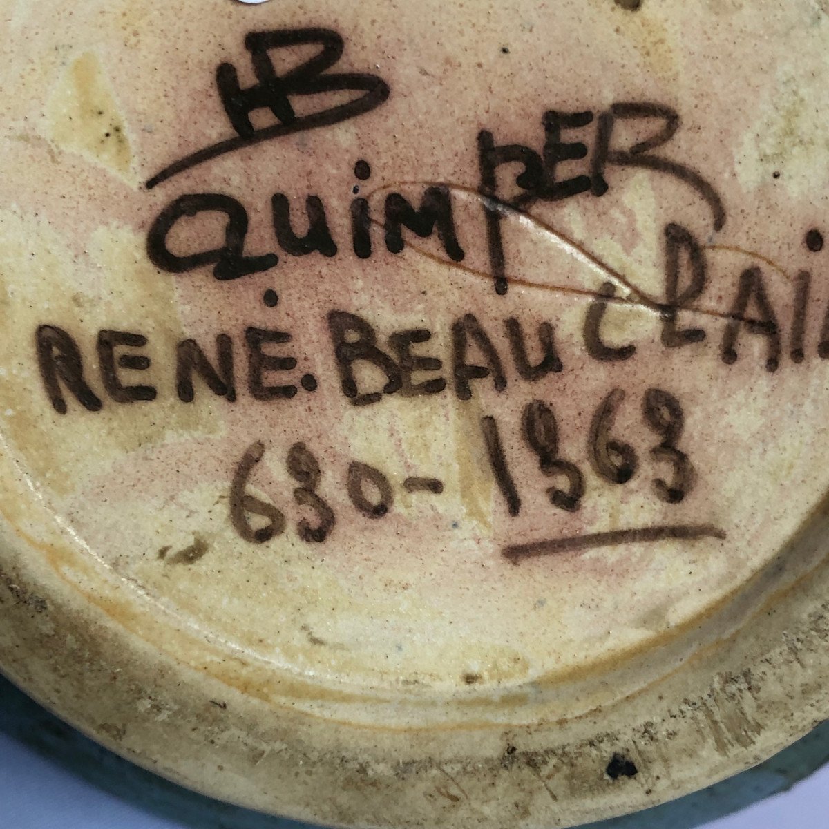 Vase Odetta De Forme Coloquinte Par René Beauclair - Bretagne-photo-4