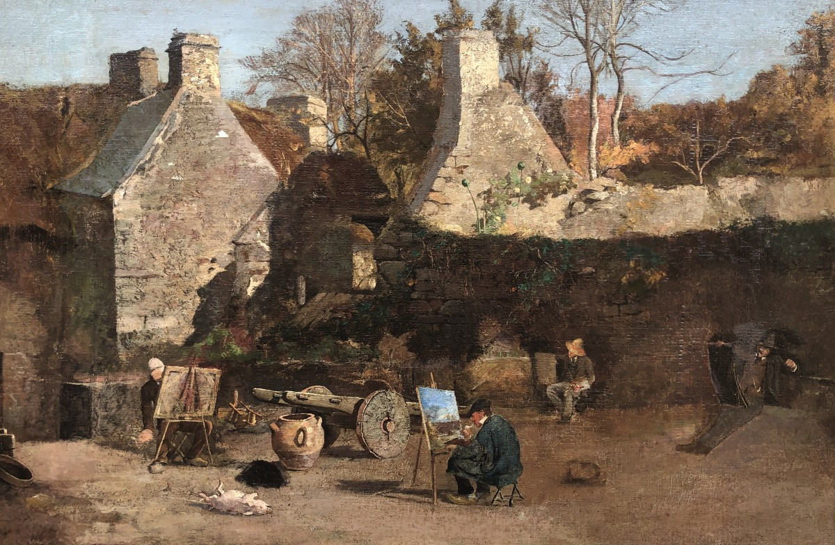 Peintres américains sur le motif à Pont-Aven - Bretagne