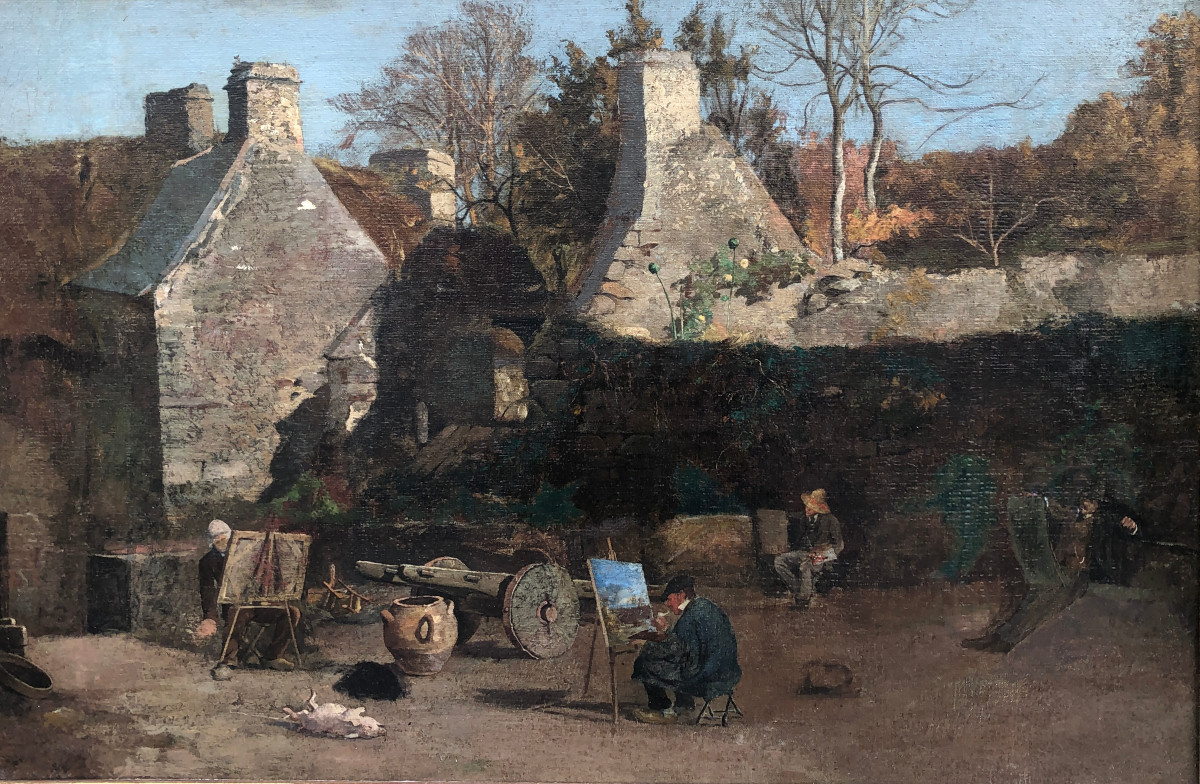 American Painters On Location In Pont-aven - Brittany