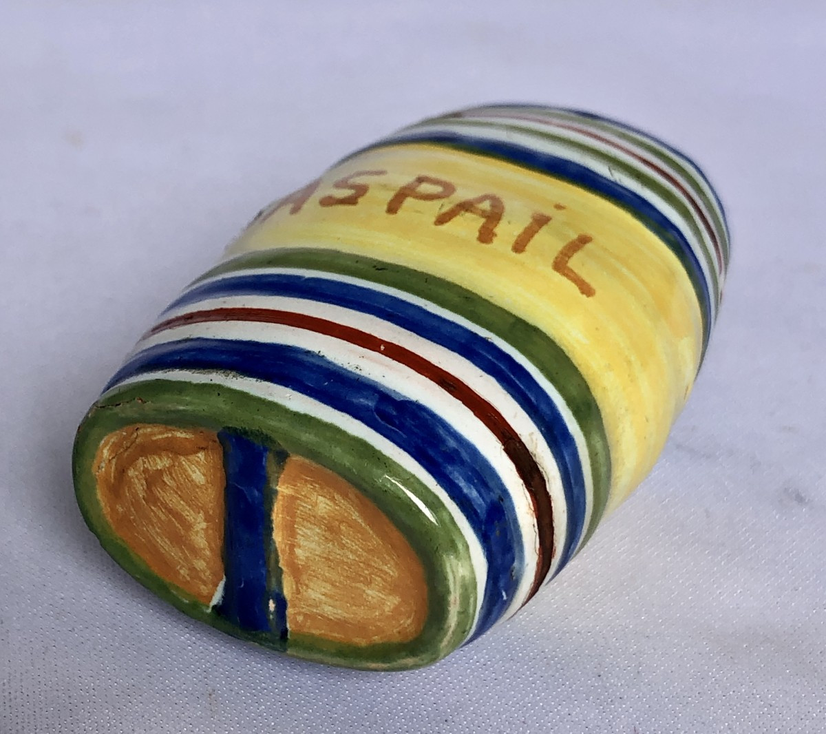 Barrel-shaped Shaker Marked Raspail - Derivas Factory? Nantes - Brittany