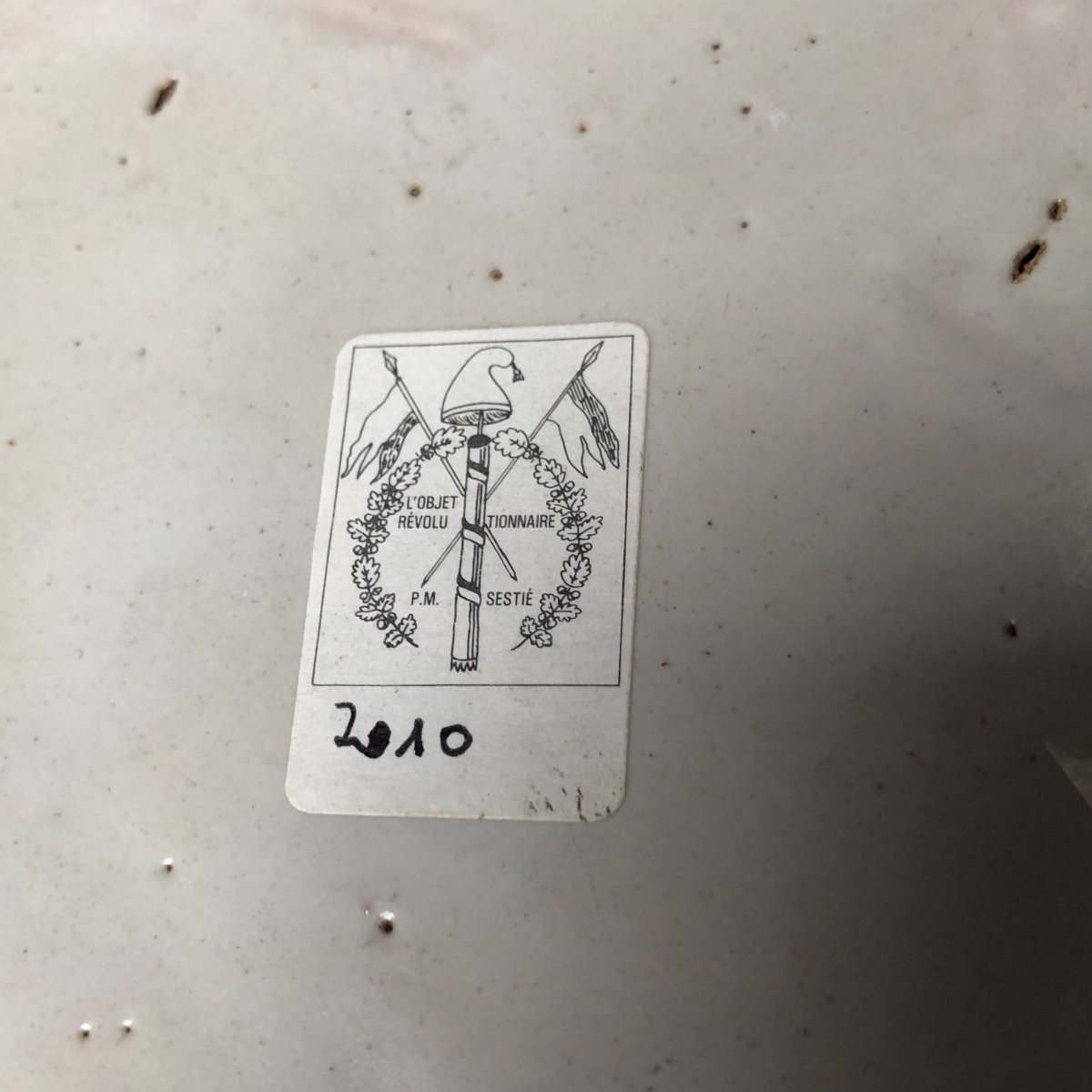 Revolutionary Plate With National Guard Decoration - Nevers Factory -photo-2