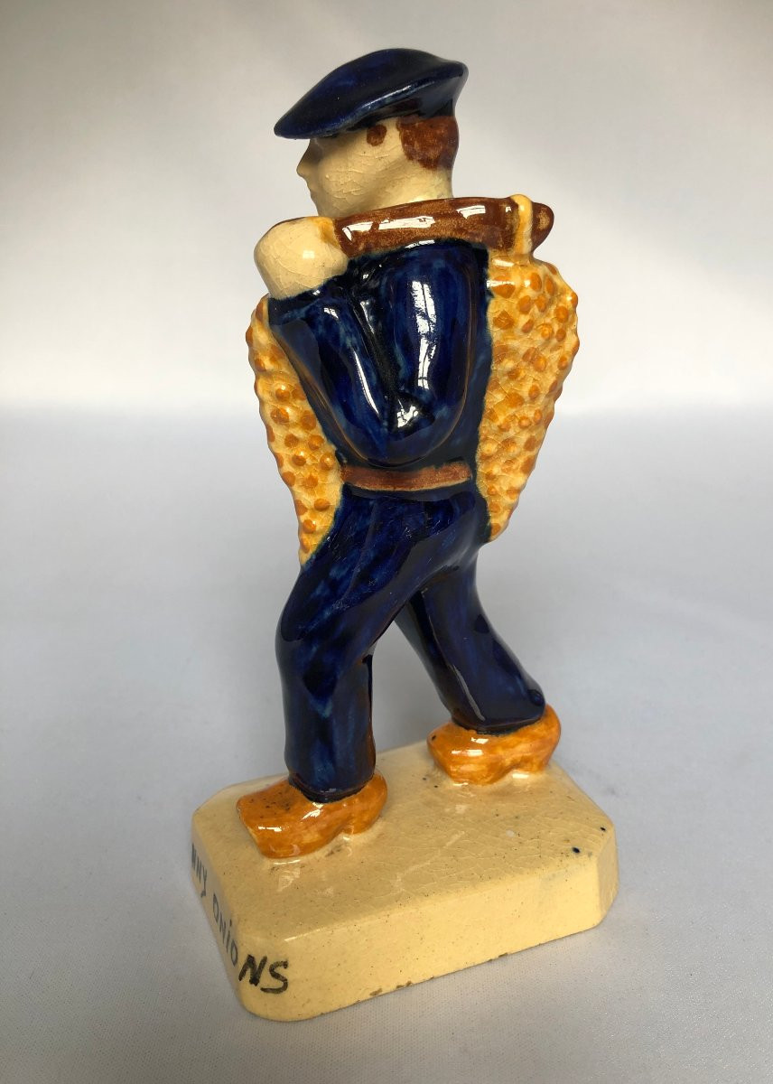 Rare sujet de Johnny Onions - Jim Sévellec  -  Manufacture Henriot - Bretagne-photo-3