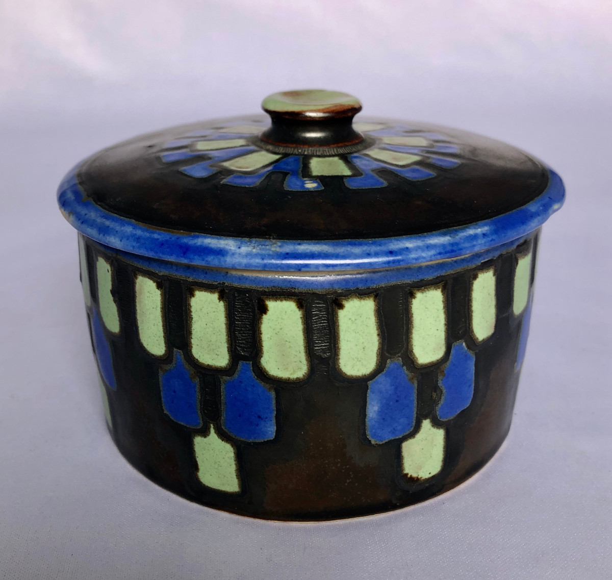 Candy Box With Geometric Decoration - Odetta - Manufacture Hb Grande Maison - Brittany