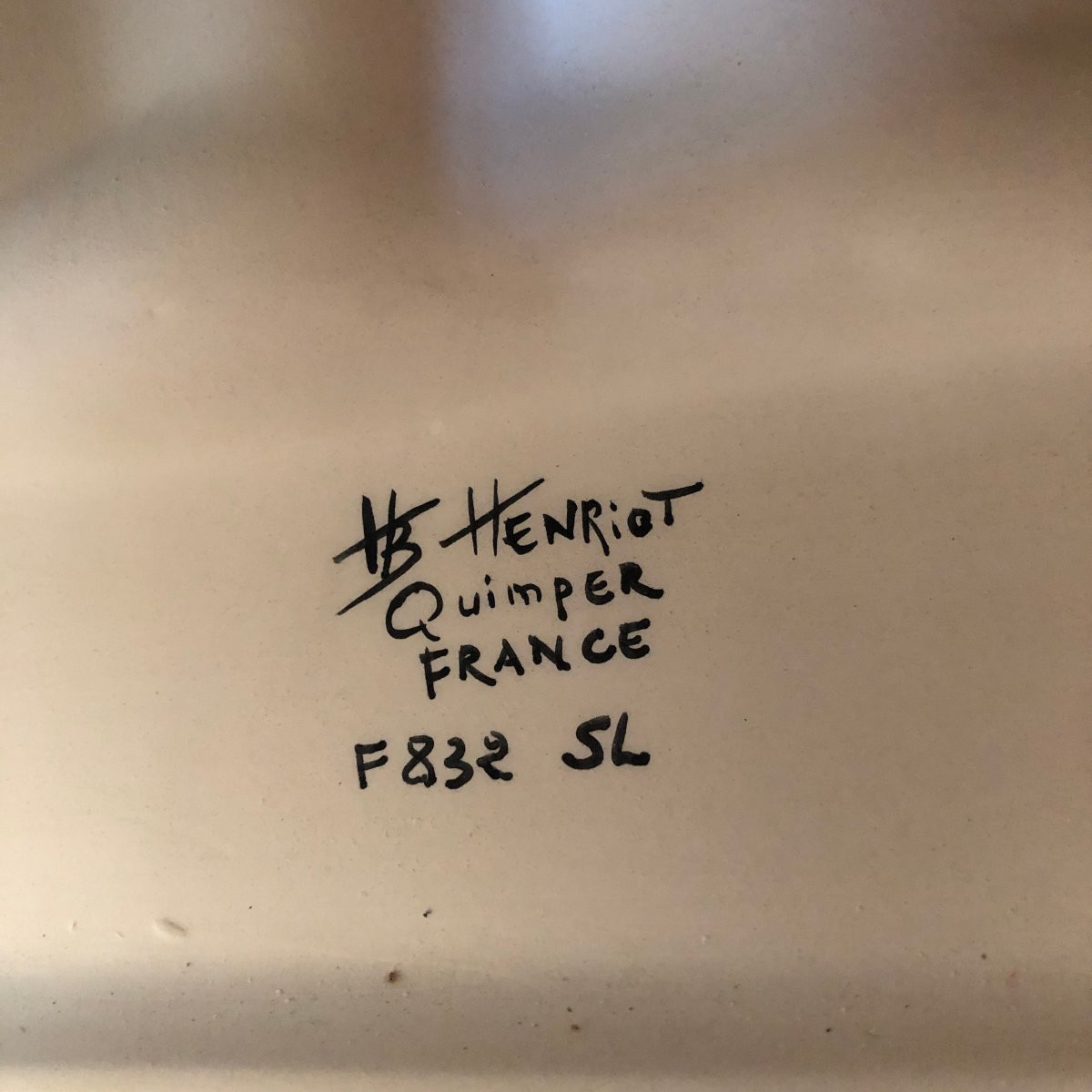 La grande gavotte - Micheau Vernez -  Manufacture Henriot Quimper - Bretagne-photo-2