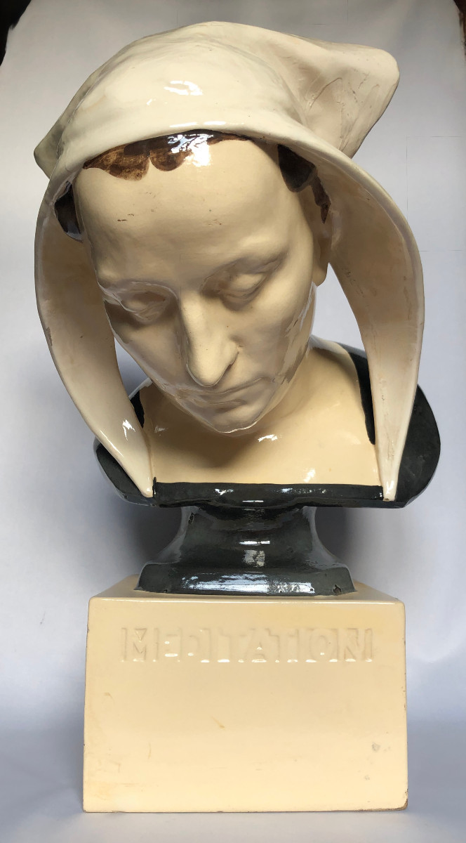 Méditation -  Charles Le Bozec - Manufacture HB Quimper - Bretagne