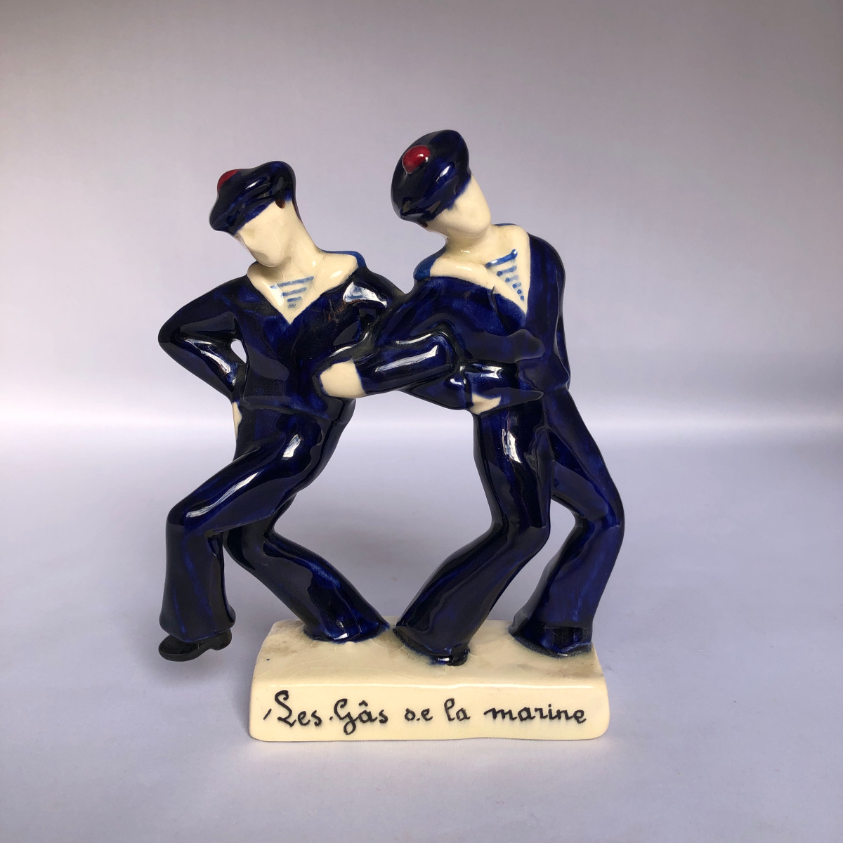 Les gâs de la marine -  Georges Renaud - Manufacture HB Quimper - Bretagne