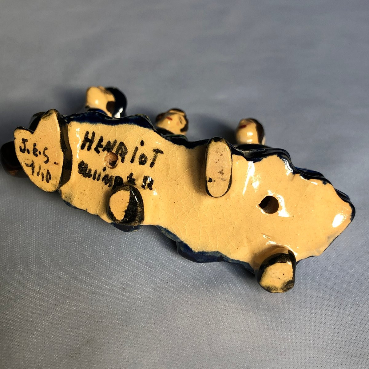 Danseurs de la série de la gavotte - Jim Sévellec - Manufacture Henriot - Bretagne-photo-2