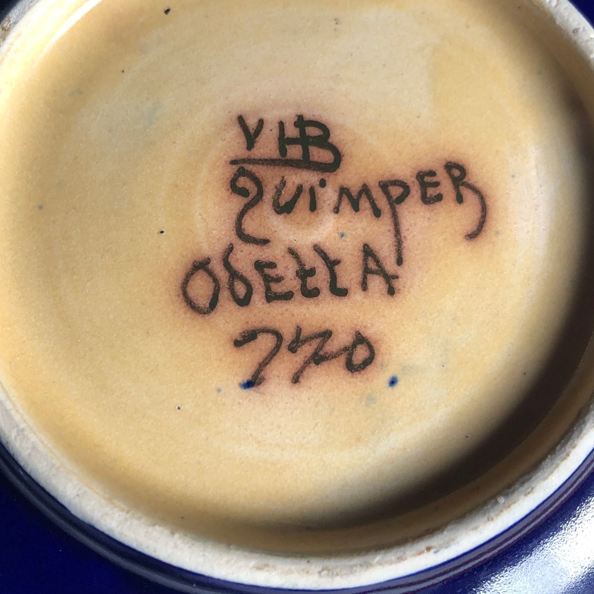 Coupe Odetta à l’or – Odetta - Manufacture HB Quimper - Bretagne-photo-2