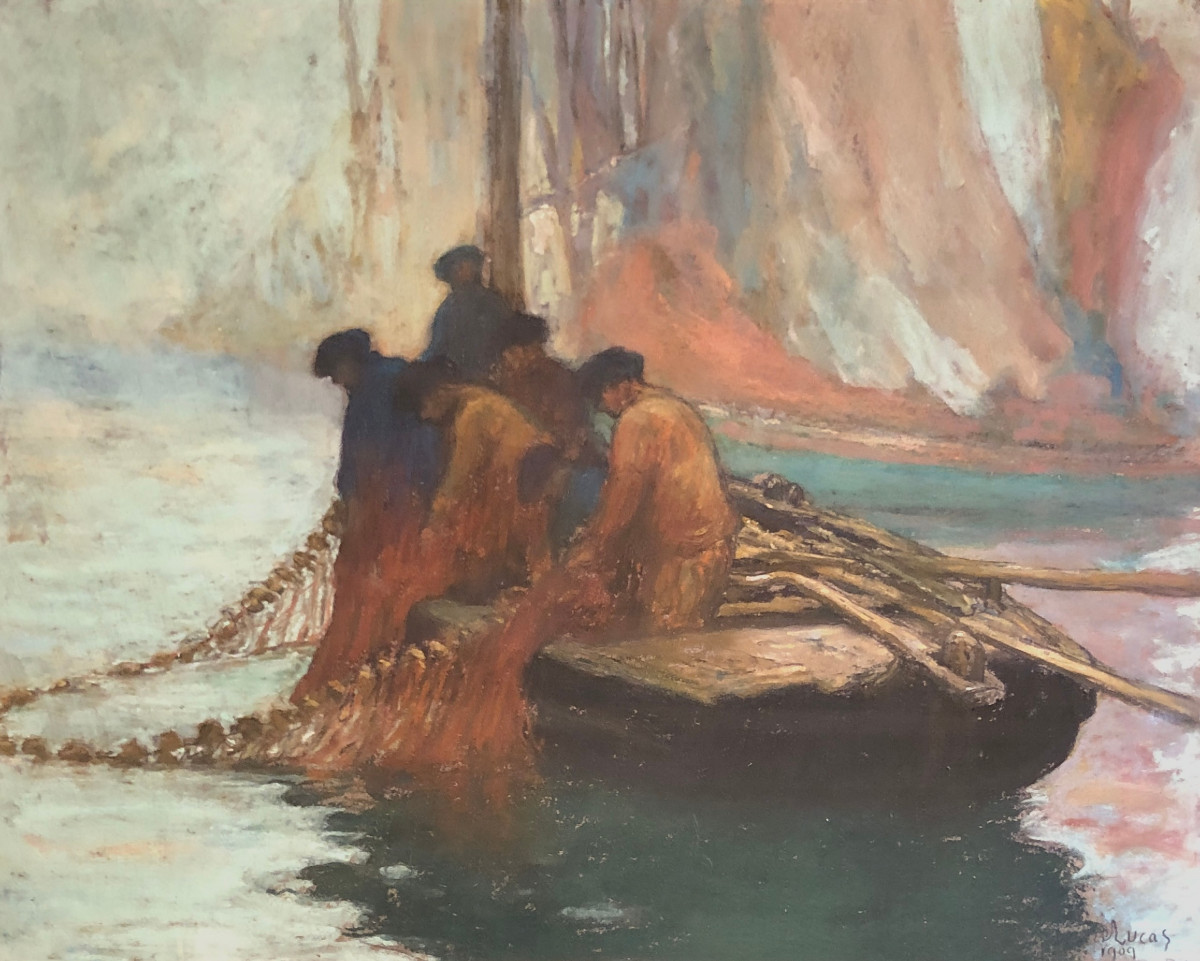 The Net Lifting - Louis-marie Désiré-lucas - Brittany