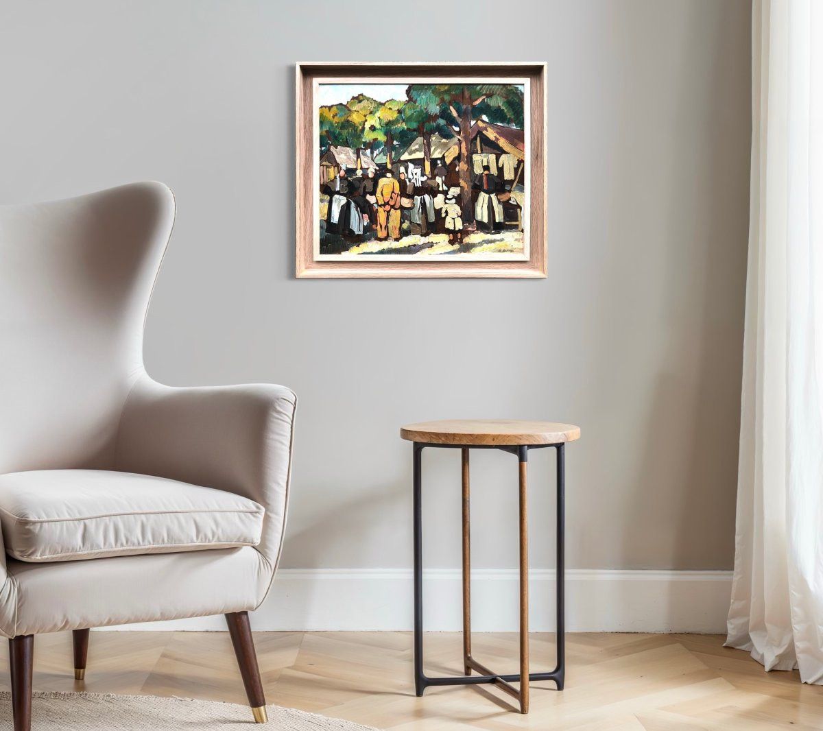 Marché à Concarneau  - Pierre de Belay - Bretagne-photo-4