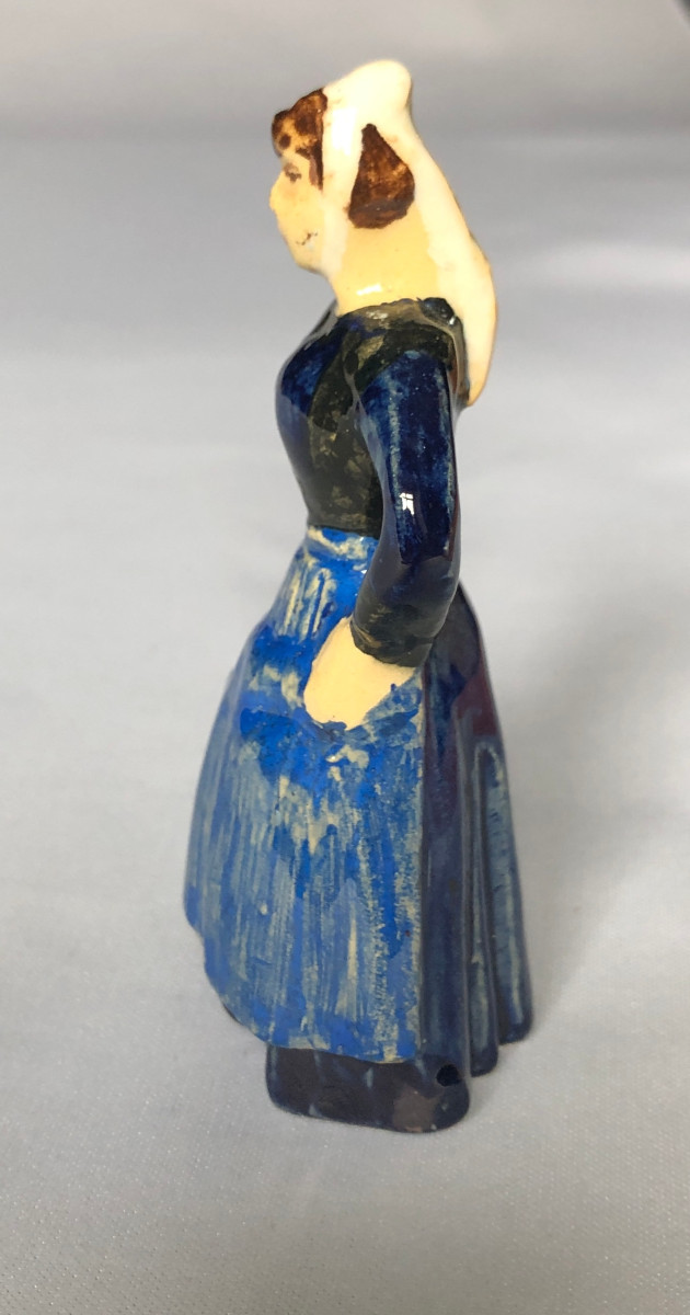 Rare Quimper-style Clock - Jim Sevellec - Henriot Factory - Brittany-photo-3