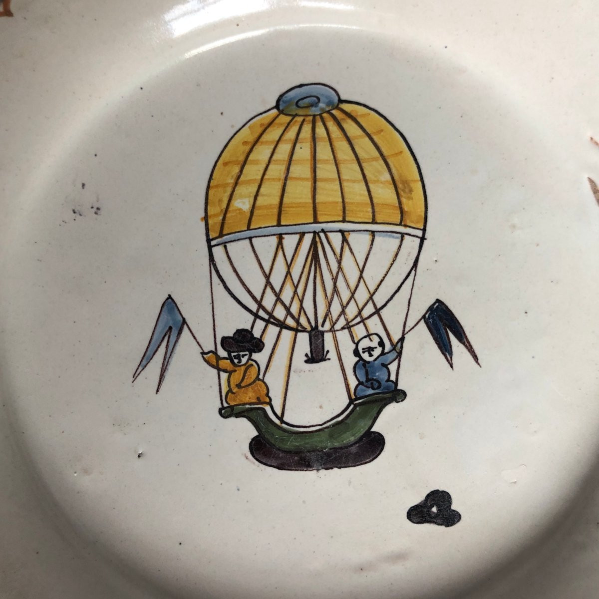 Nevers Plate Depicting The Rise Of The Robert Brothers -photo-2