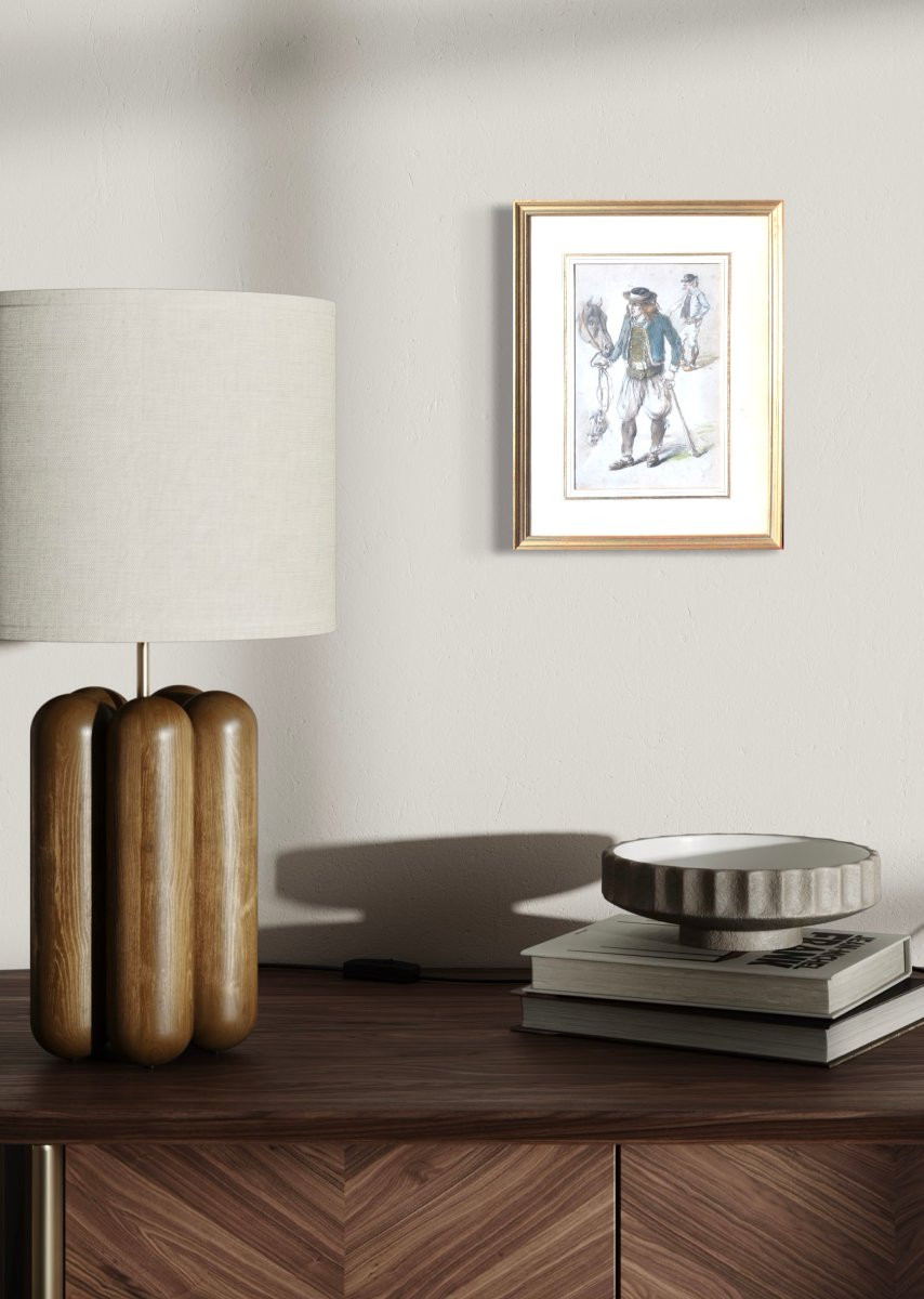 A Breton Man's Study At Pen-baz - Hippolyte Lalaisse - Bretagne-photo-2