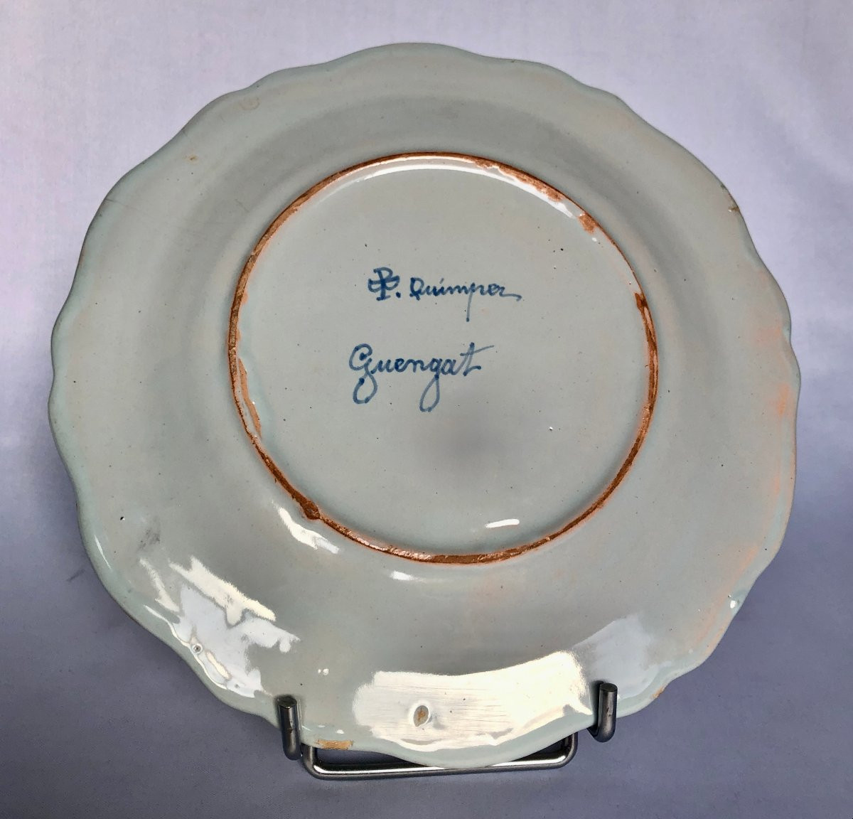  Halte à la taverne de Guengat - Alfred Beau - Manufacture Porquier Beau - Bretagne-photo-2