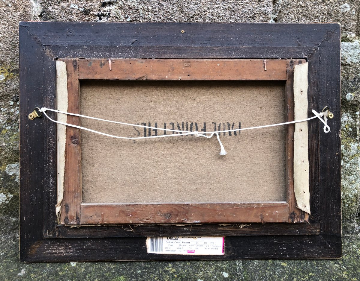 Femme au lavoir près de Concarneau - Théophile Deyrolle - Bretagne-photo-2