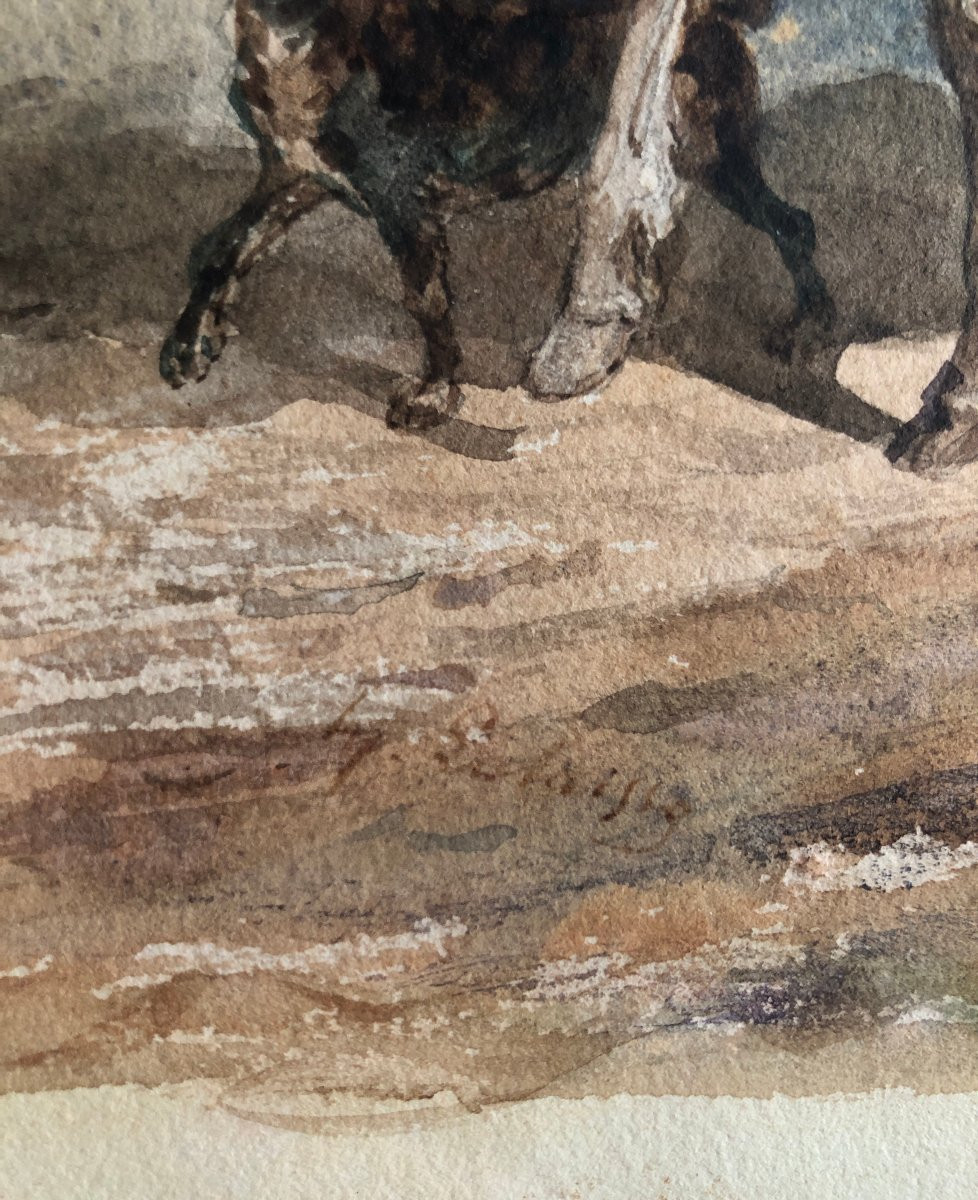 The Miller On His Donkey - Hippolyte Lalaisse - Brittany-photo-2