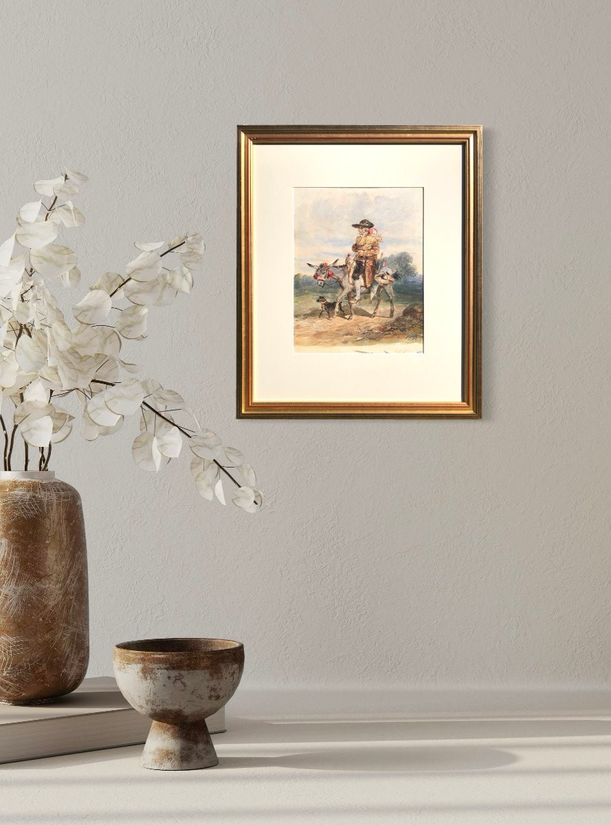 The Miller On His Donkey - Hippolyte Lalaisse - Brittany-photo-3
