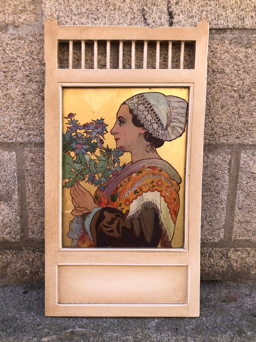 "strand Thistle" After Mucha - Brittany-photo-2