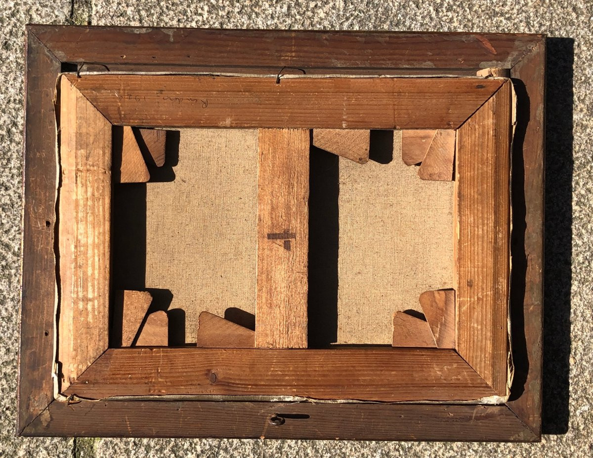 Woman From Baud In Her Home - Maurice Renders - Brittany-photo-2