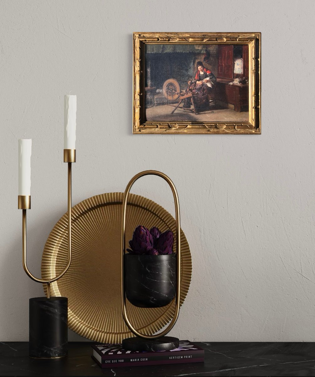 Woman From Baud In Her Home - Maurice Renders - Brittany-photo-4