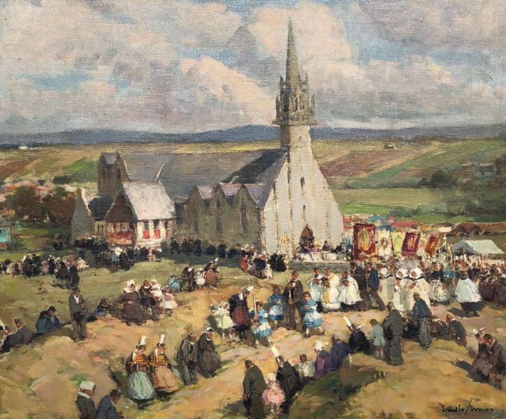 "pardon" In Sainte-anne-la-palud By émile Simon - Brittany