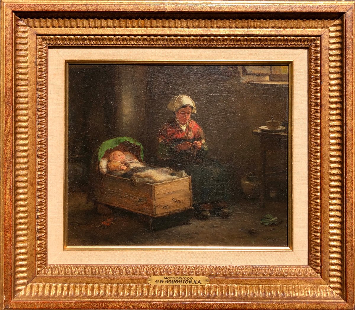 "maternity" By George-henry Boughton - Brittany-photo-3