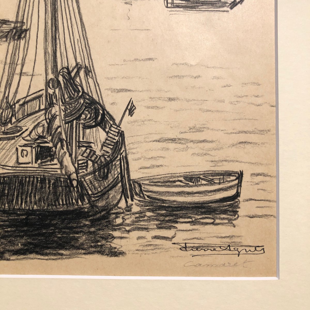 Boats At Anchor In Camaret By Pierre Agnès, Brittany-photo-3