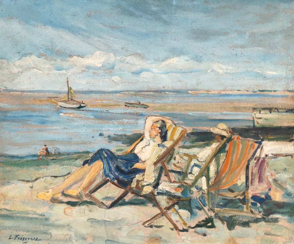 "vacations By The Sea" By Paul-léon Fréquenez, Brittany