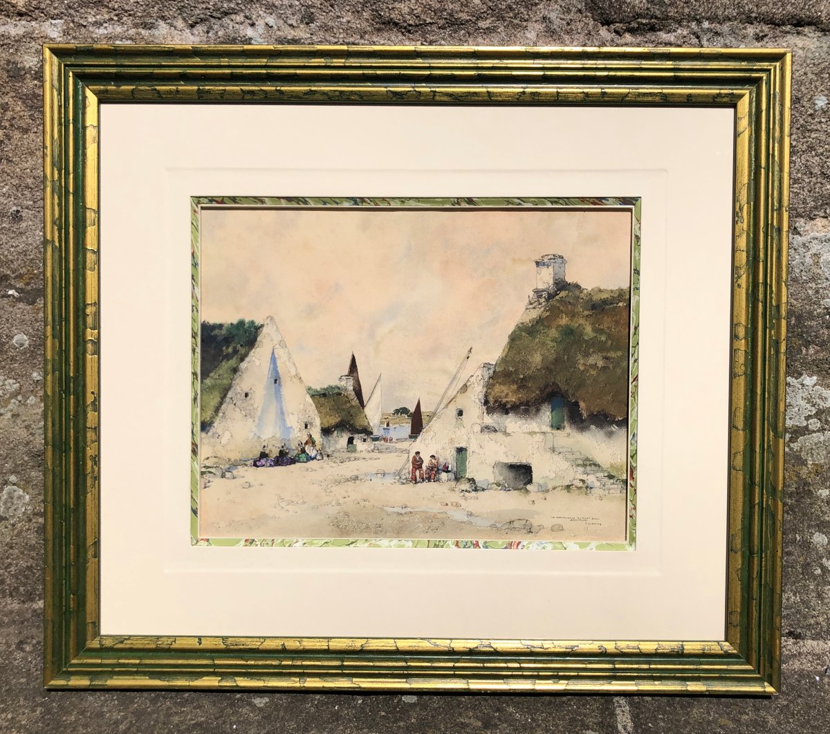 Breton Fishing Village By Ernest Guérin, Brittany-photo-2