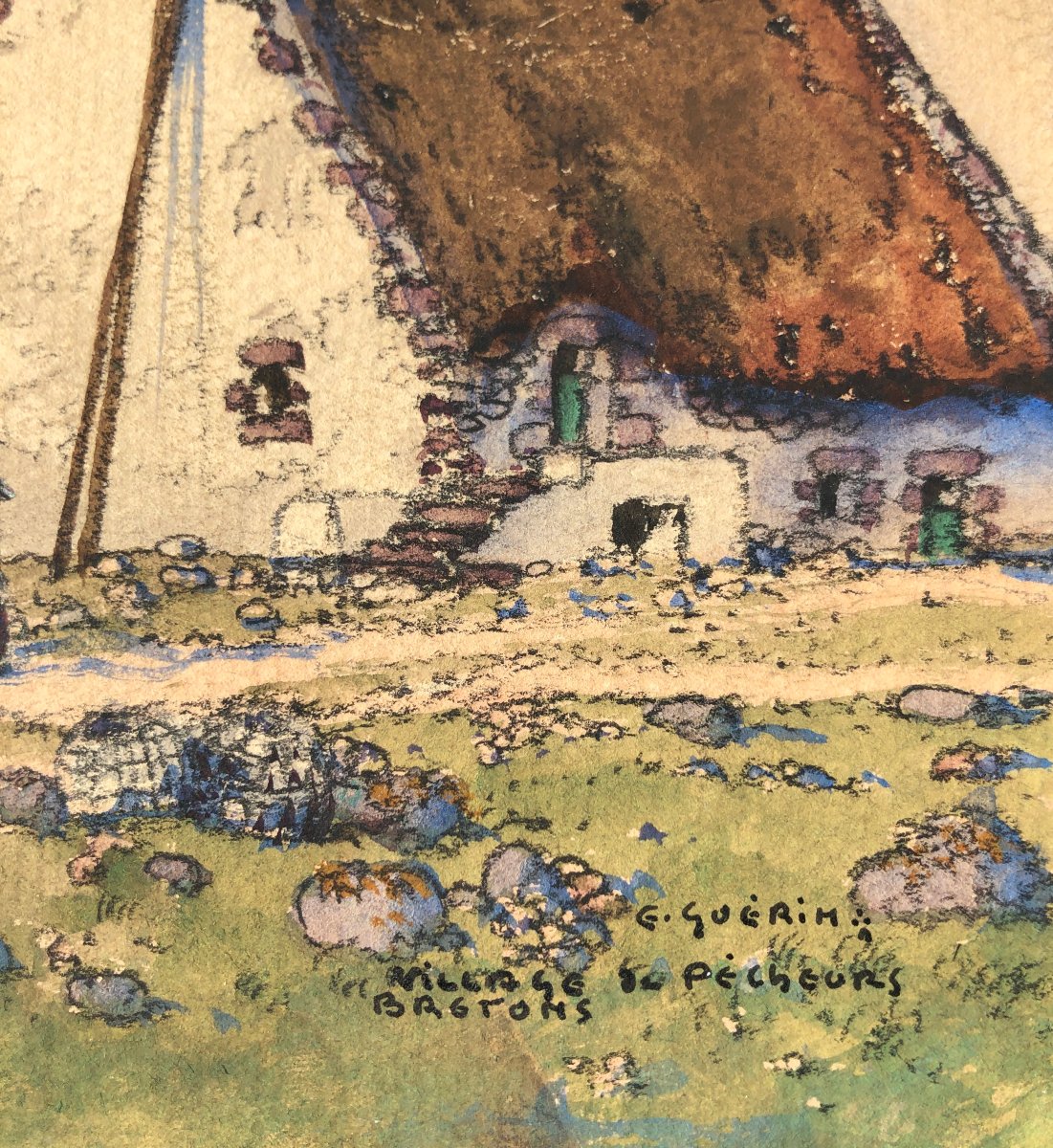 Breton Fishing Village By Ernest Guérin, Brittany-photo-3
