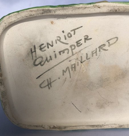 Decorative Box Depicting Lovers On A Dolmen By Charles Maillard—henriot Manufactory—brittany-photo-4