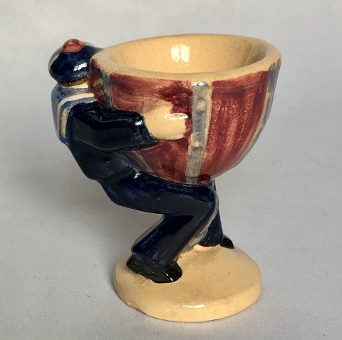 "marin" Egg Cup By Charles Maillard - Henriot Factory - Brittany-photo-2