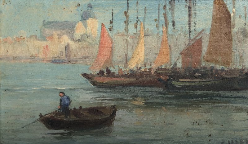 Boat At The Port Of Joseph Moy - Brittany 