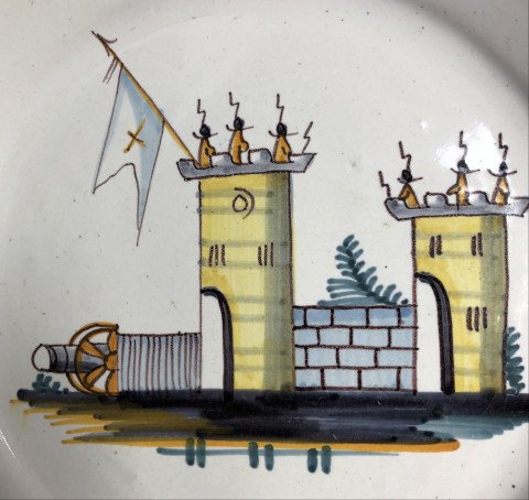 Revolutionary Plate Featuring A Design Of The Homeland In Danger—nevers Manufactory-photo-2