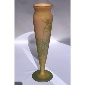 Vase With Thistles By émile Gallé