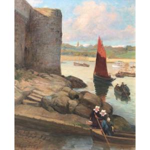 Embarquement des bretonnes pour le passage Lanriec