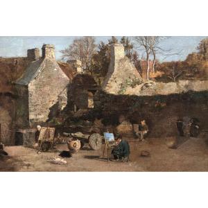 Peintres américains sur le motif à Pont-Aven - Bretagne