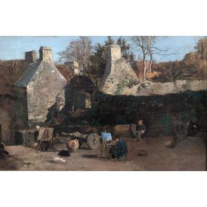 Peintres américains sur le motif à Pont-Aven - Bretagne