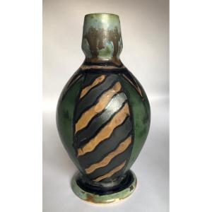 Petit vase à col resserré -  ODETTA - Manufacture HB Quimper - Bretagne