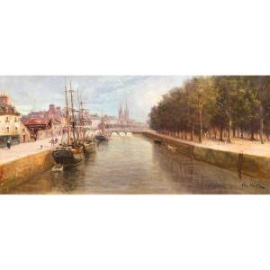 Le port de Quimper de Pol Noël - Bretagne